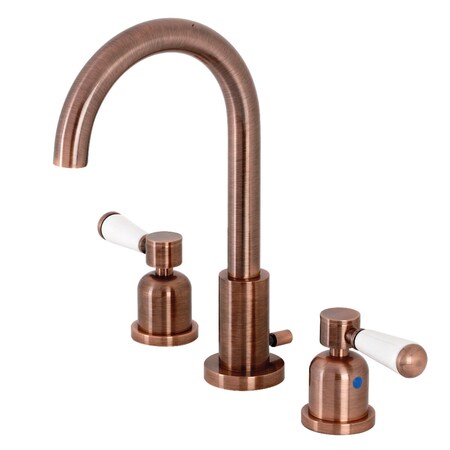 Fauceture FSC892DPLAC Paris Widespread Bathroom Faucet, Antique Copper FSC892DPLAC